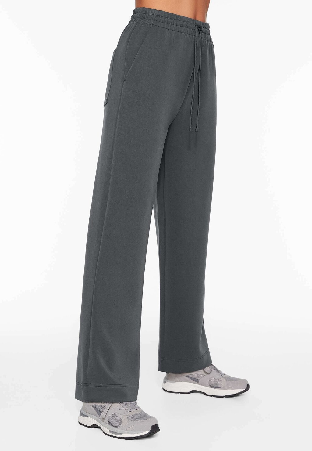 

Спортивные брюки RELAXED STRAIGHT-LEG WARM-INTERIOR OYSHO, цвет dark grey