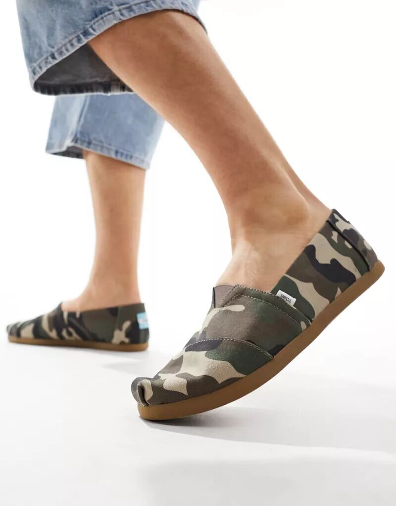 

Эспадрильи TOMS Alpargata с военным принтом