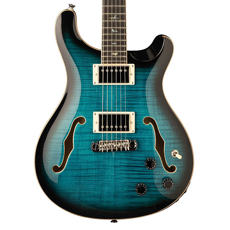 

Электрогитара PRS SE Hollowbody II Piezo Peacock Blue Electric Guitar With Case