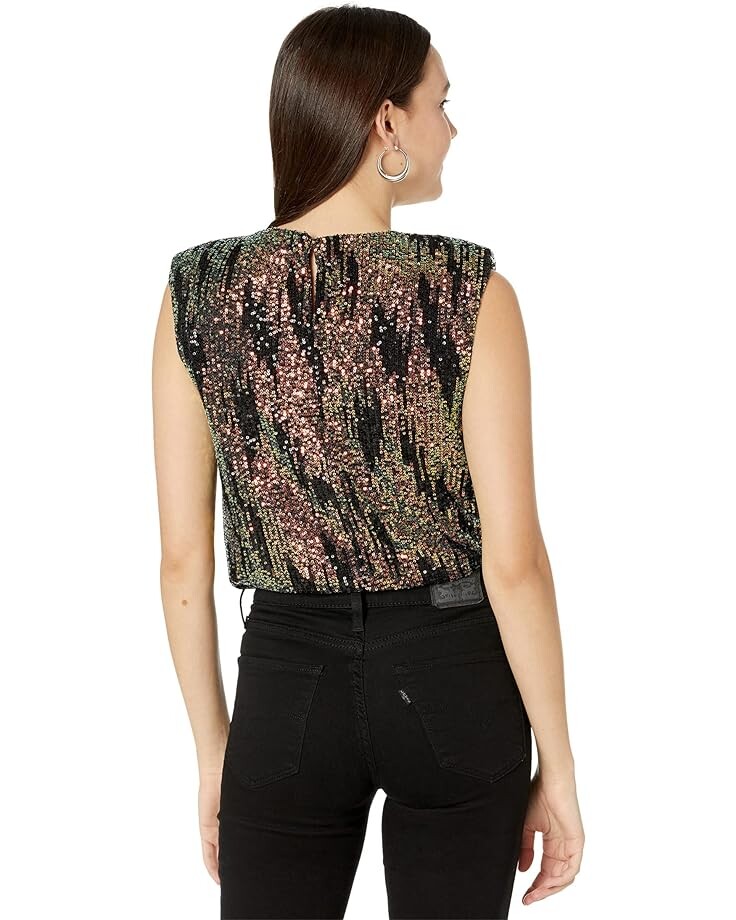 

Боди ASTR the Label Hollywood Bodysuit, цвет Black/Pink Multi