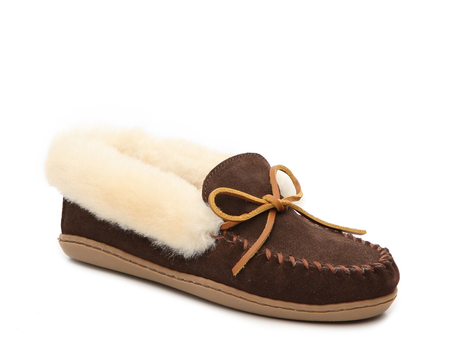 

Мокасины Minnetonka Alpine Slipper, темно-коричневый