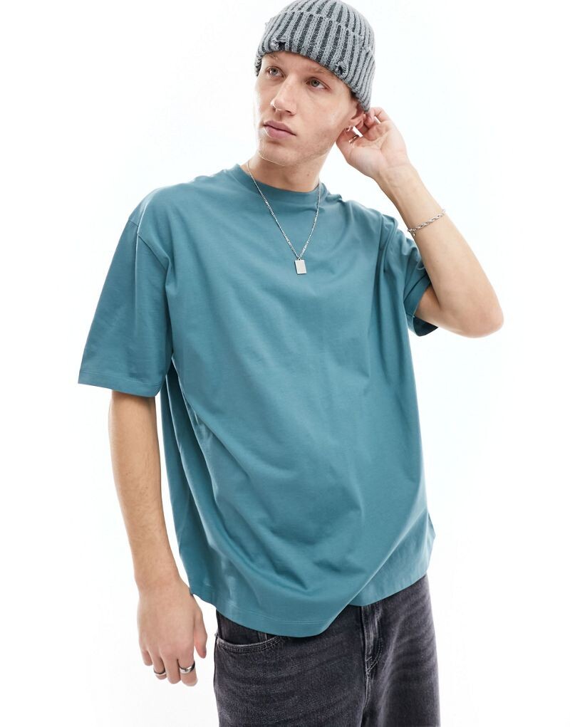 

Зеленая футболка оверсайз ASOS DESIGN