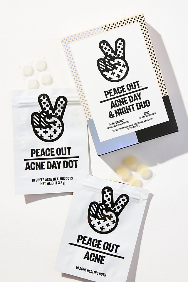 цена Патчи для прыщей Peace Out Skincare Acne Day & Night Duo, мультиколор