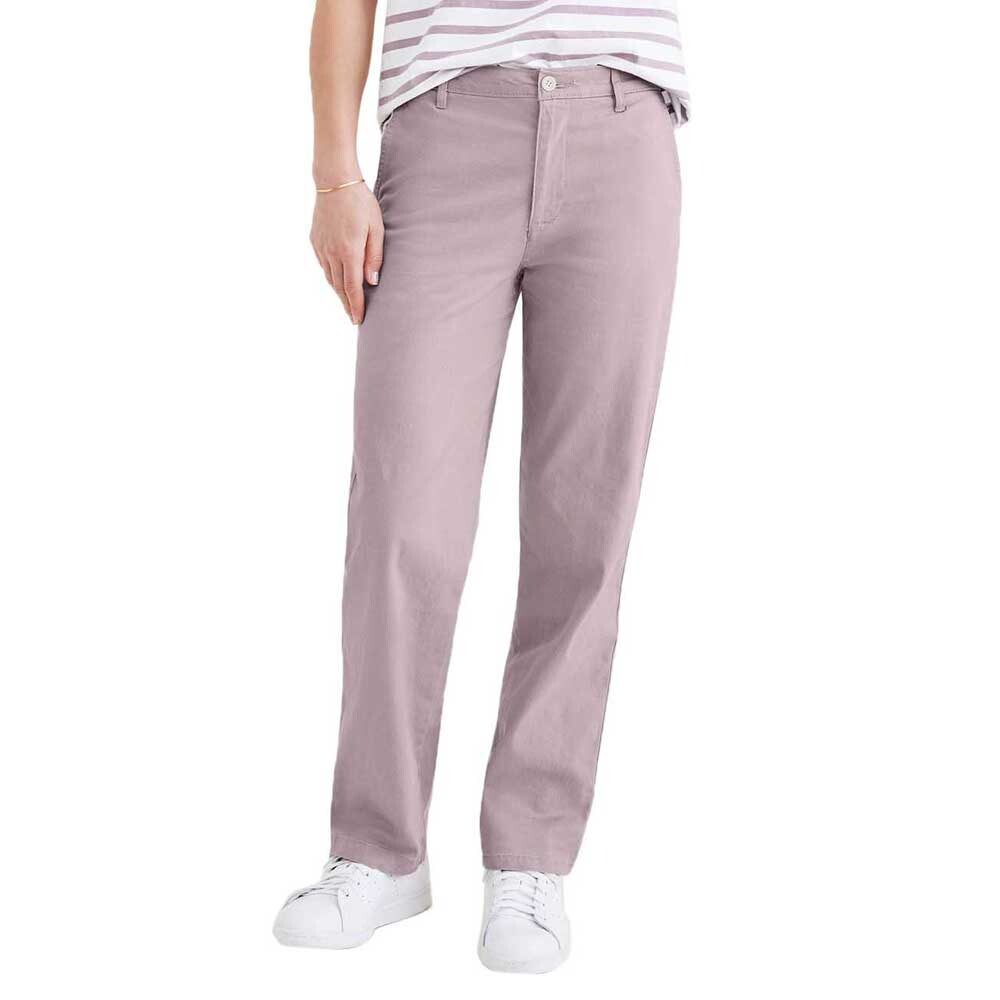 

Брюки-чиносы Dockers High Waist Straight Crop, фиолетовый
