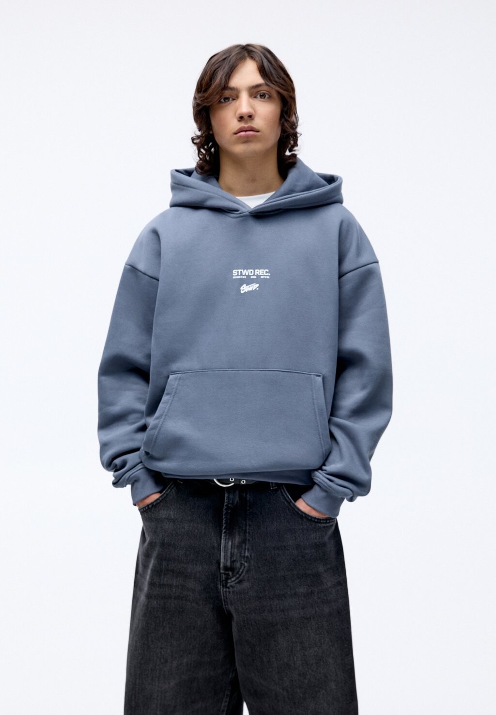

Толстовка Stwd PULL&BEAR, синий