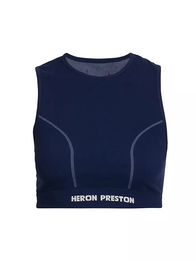 

Укороченный топ Active с логотипом Heron Preston, белый
