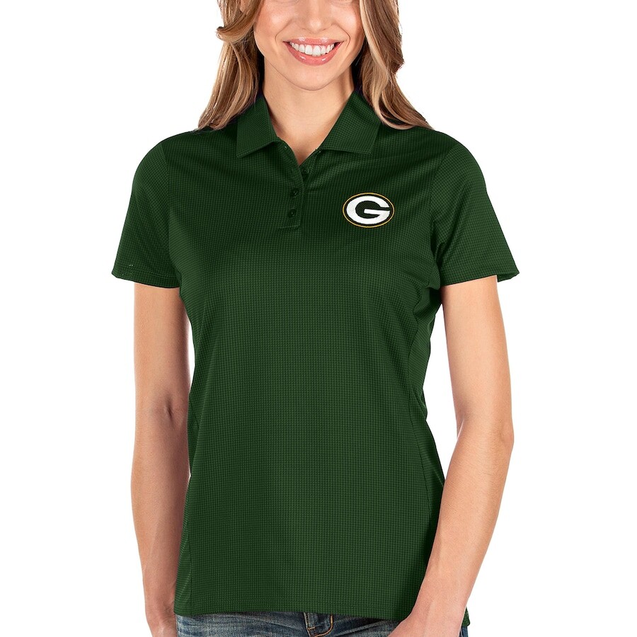 

Поло с коротким рукавом Antigua Green Bay Packers, зеленый
