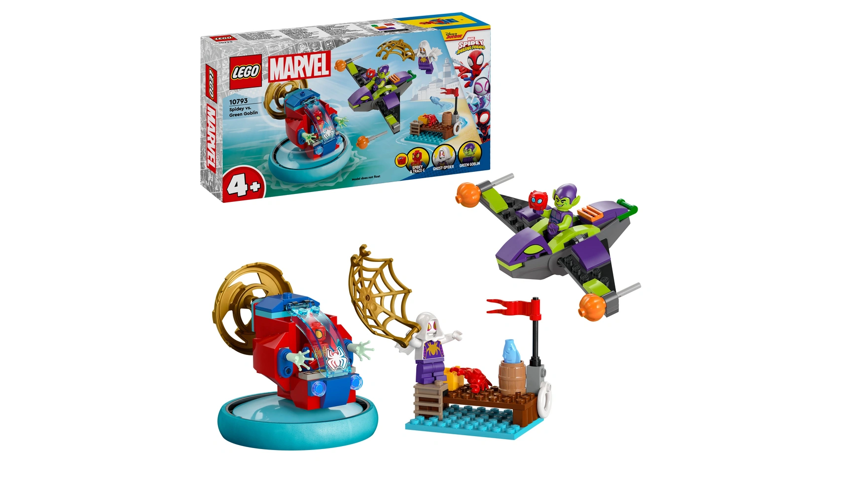 цена Lego Marvel Spidey and his super friends Паук против Зелёного Гоблина