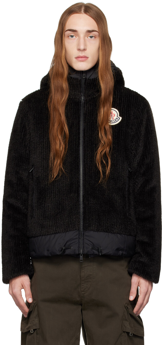 

Черный двусторонний пуховик Moncler Tejat