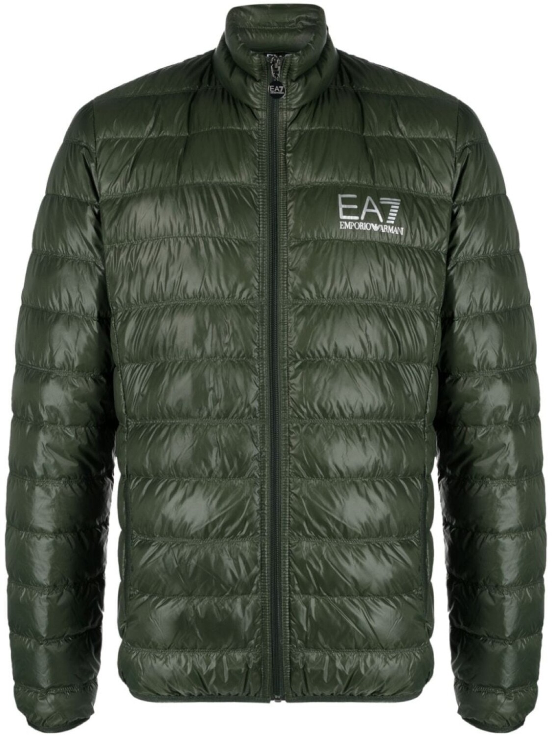 

Ea7 Emporio Armani пуховик с логотипом, зеленый