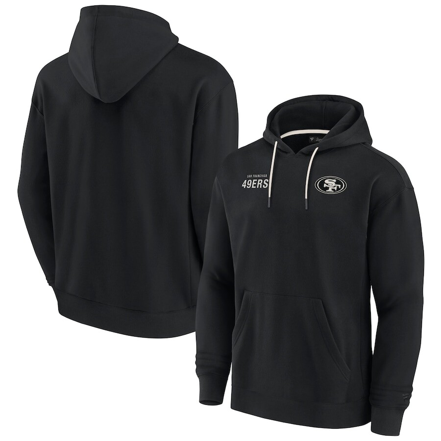 

Пуловер с капюшоном Fanatics Signature San Francisco 49Ers, черный