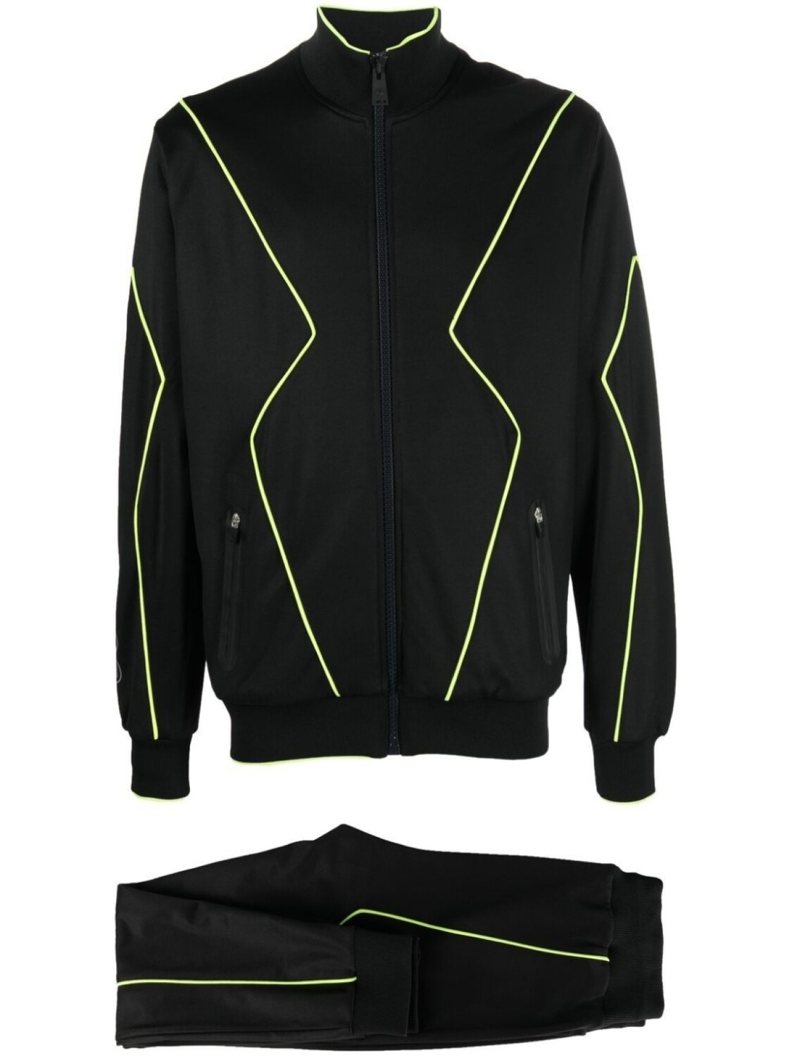 

Plein Sport спортивный костюм с окантовкой, черный