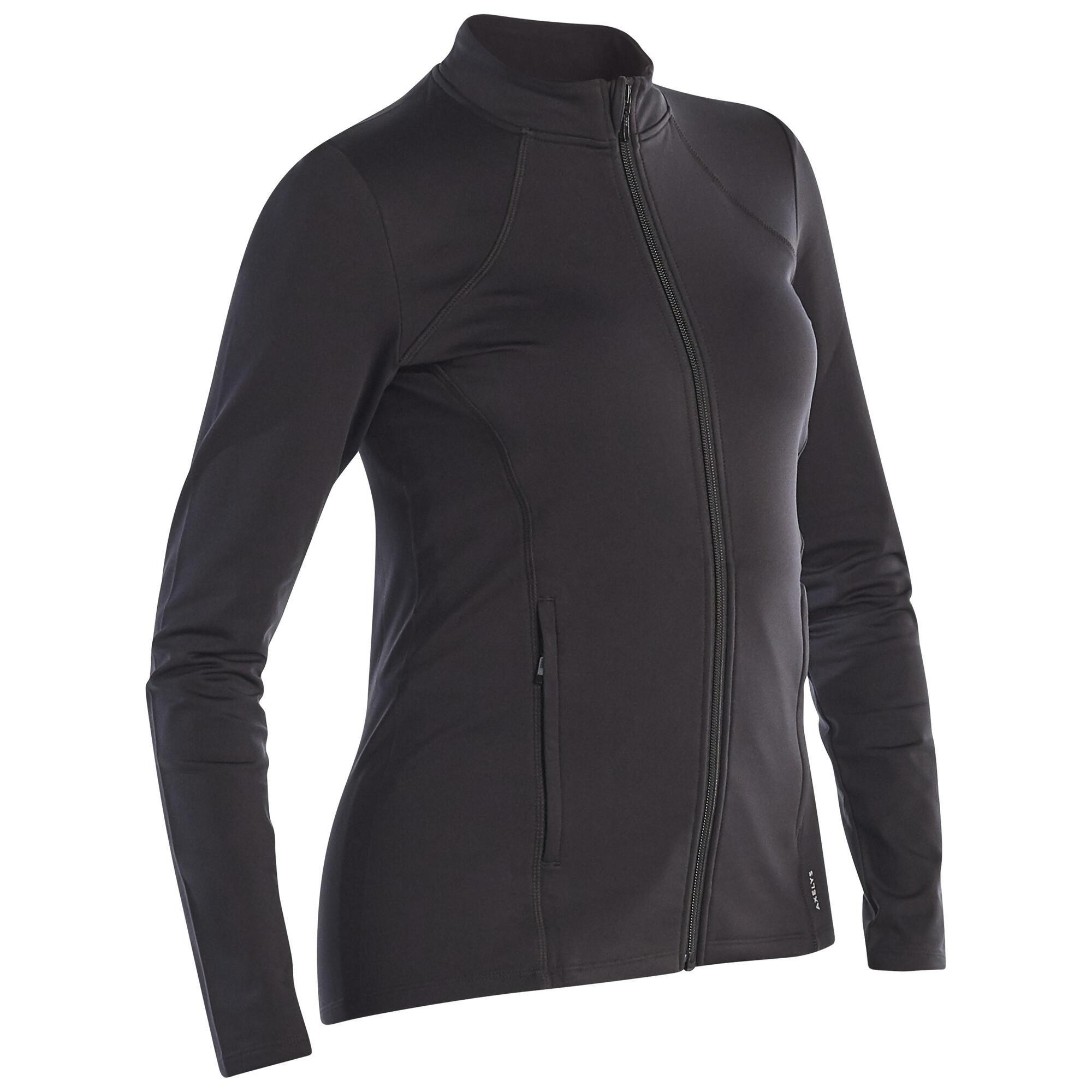 Куртка для фигурного катания для взрослых Decathlon Axelys, черный