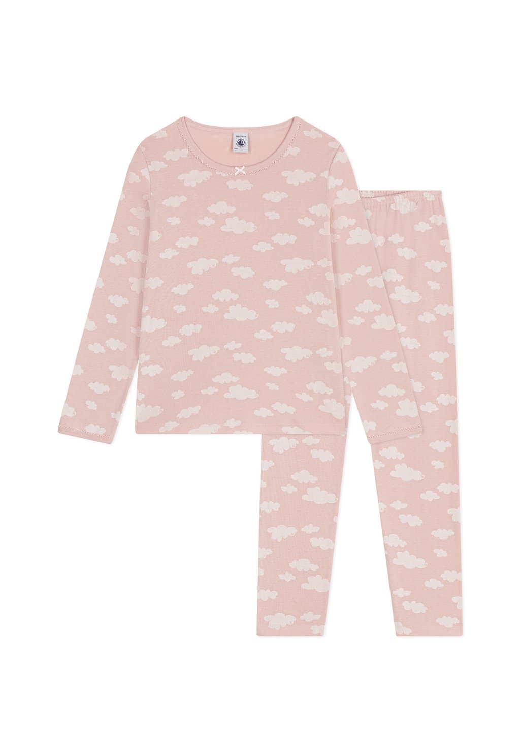 Комплект одежды для сна MOTIF NUAGE SET Petit Bateau, цвет saline marshmallow