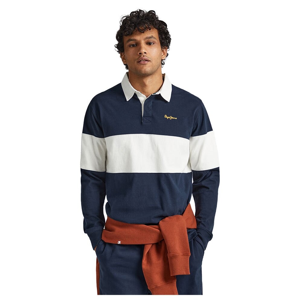 

Поло с длинным рукавом Pepe Jeans Lawson, синий
