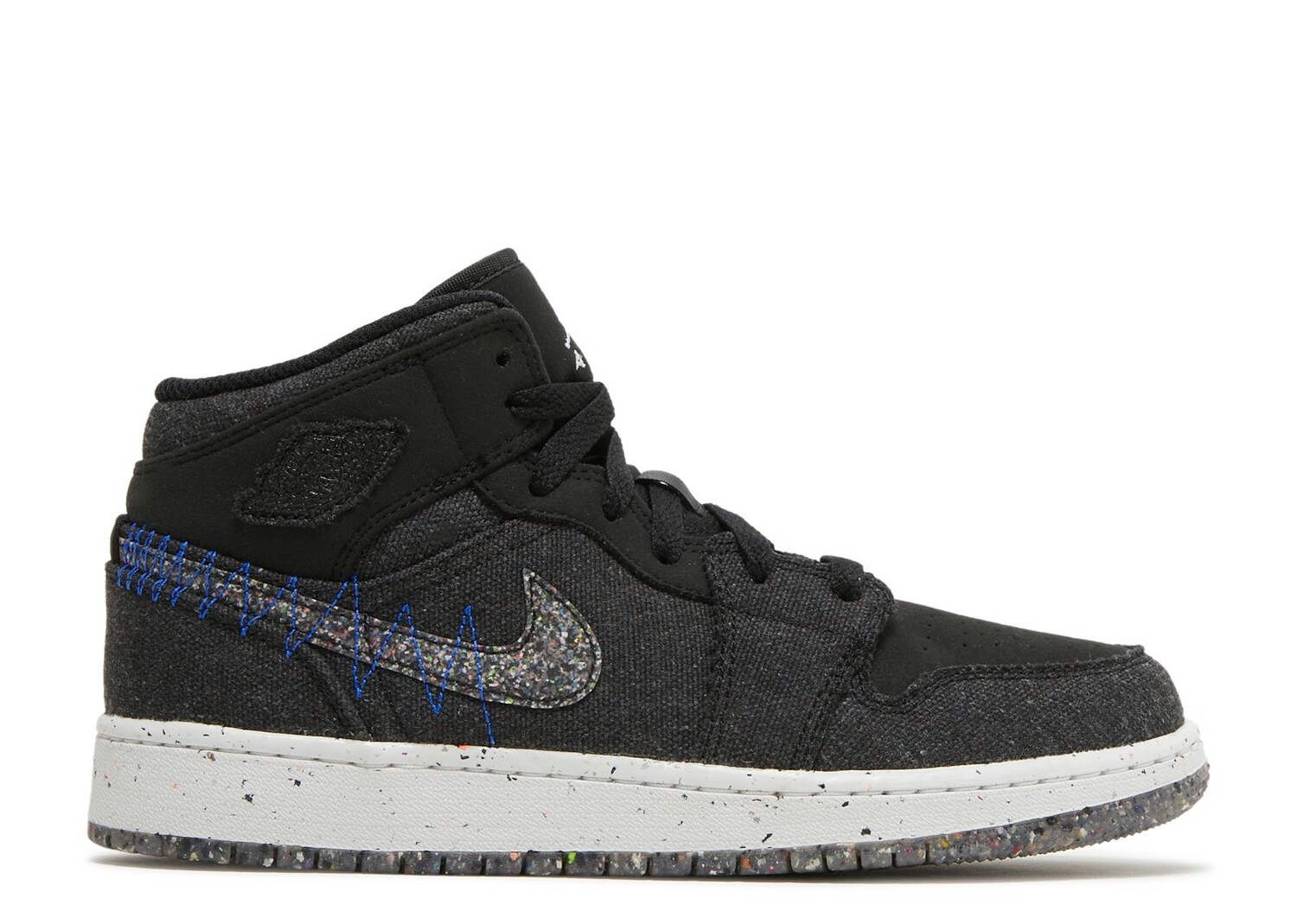 

Кроссовки Air Jordan Air Jordan 1 Mid Se Gs 'Crater', черный