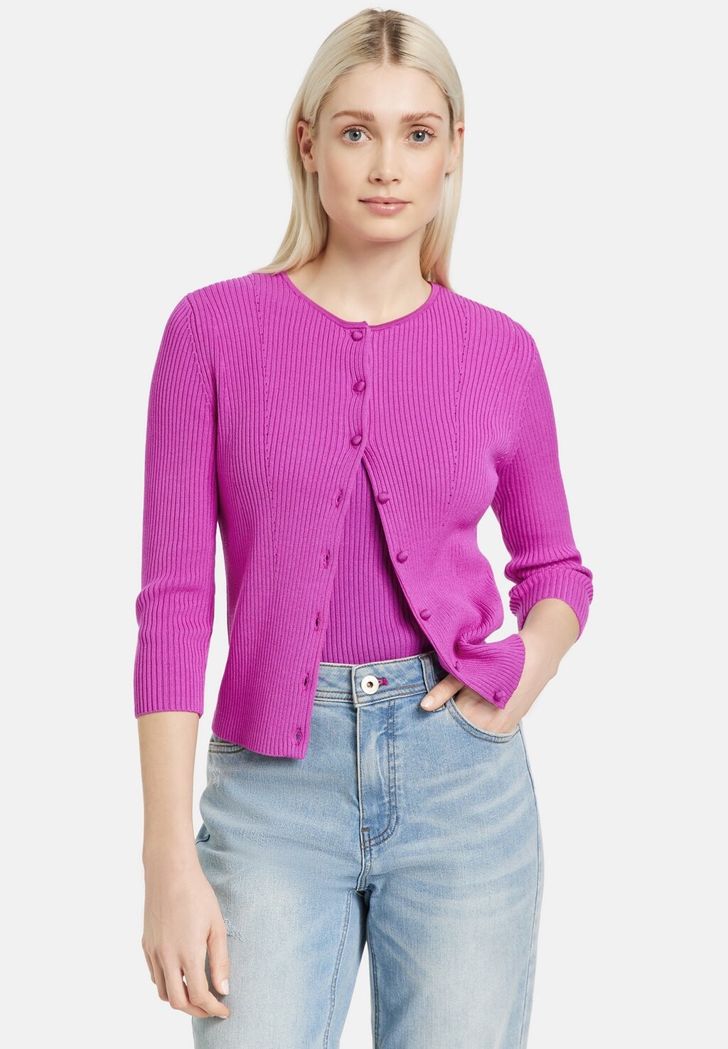 

Кардиган с РУКАВОМ 3/4 3/4 ARM Taifun, цвет fuchsia