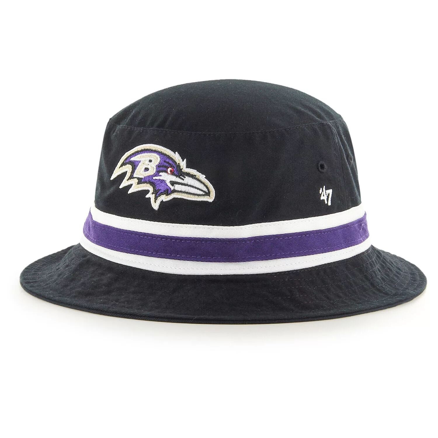 

Мужская черная панама в полоску Baltimore Ravens '47 '47