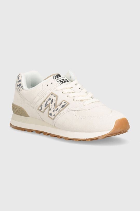 

Замшевые кроссовки New Balance, бежевый