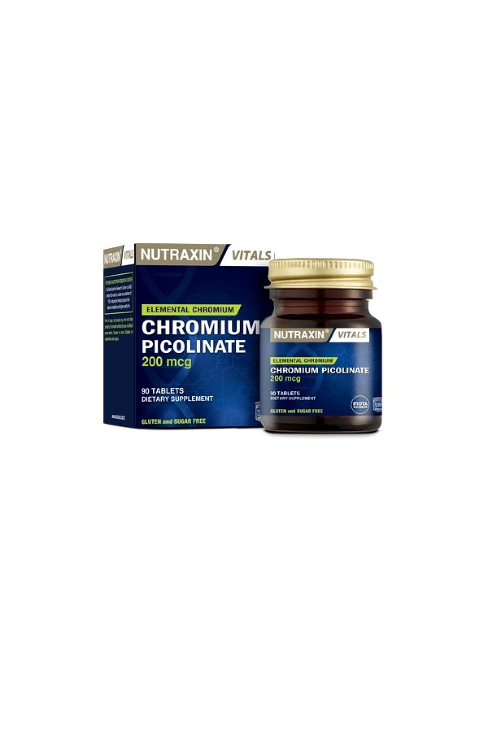 

Nutraxin Пищевая добавка для взрослых 90 капсул - пиколинат хрома