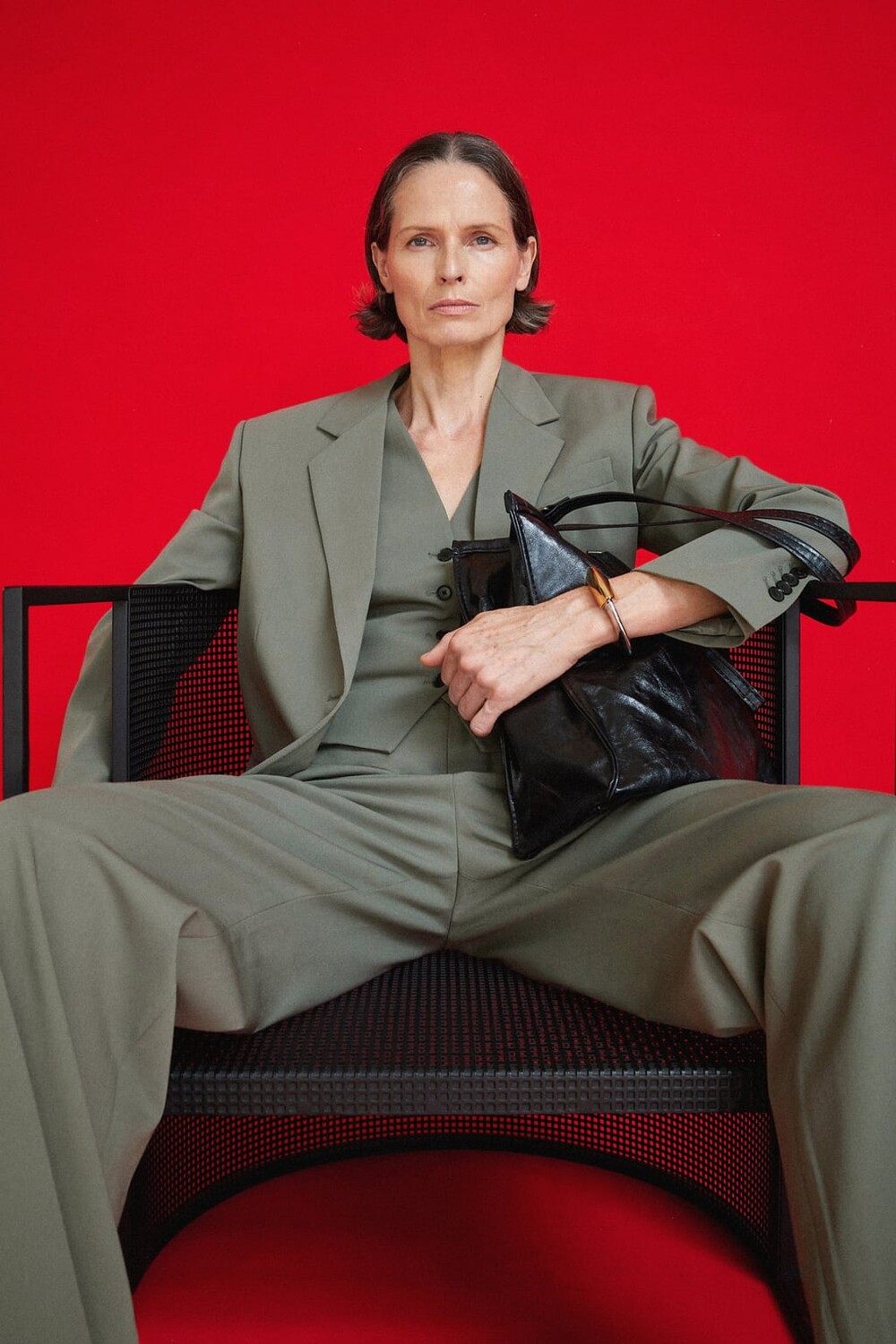 

Классические брюки прямого кроя Zw Collection ZARA, зеленый