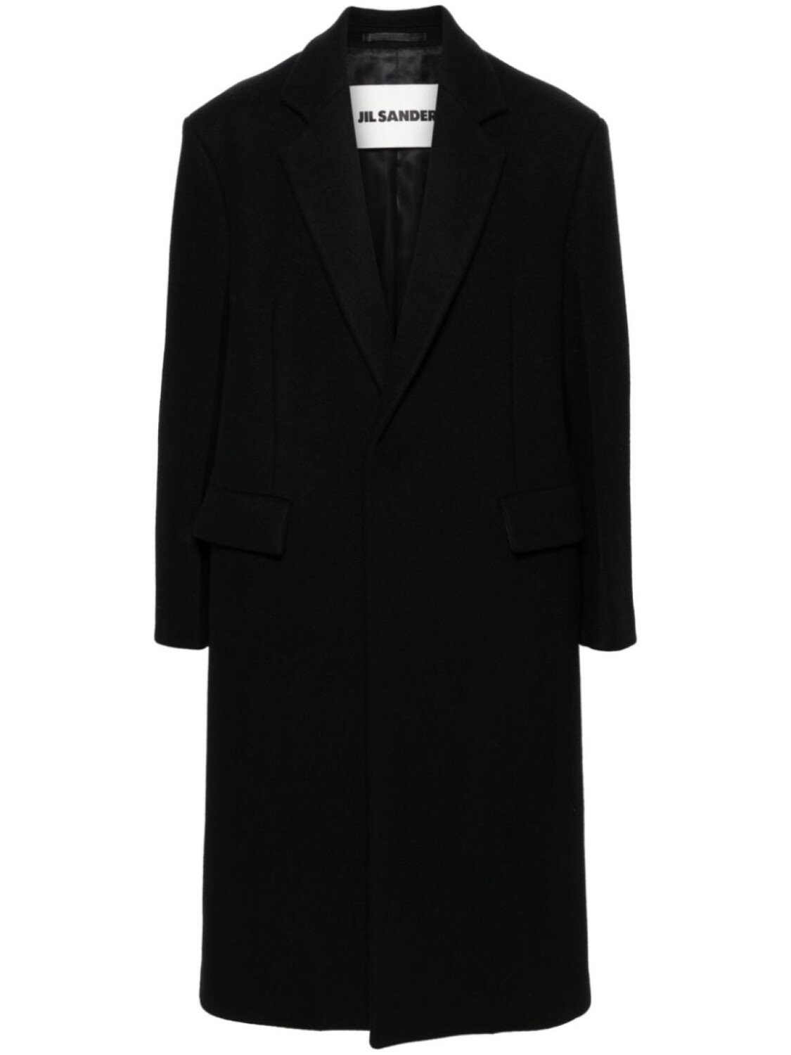 

Jil Sander шерстяное пальто, черный