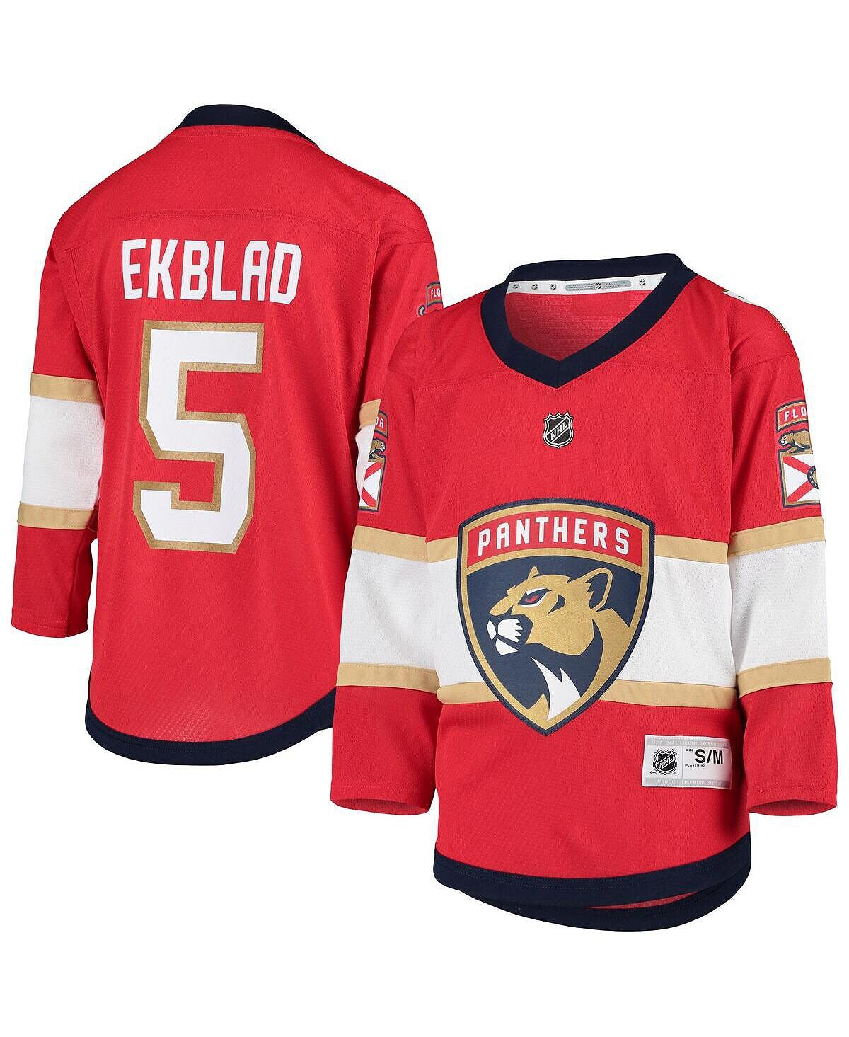 

Домашняя реплика игрока Big Boys Аарона Экблада Red Florida Panthers Outerstuff