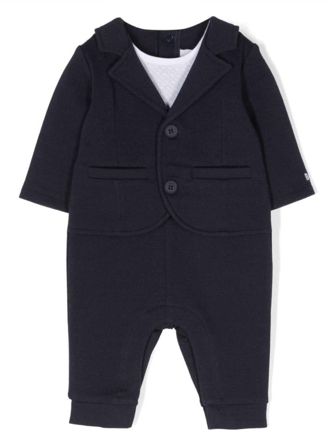 

BOSS Kidswear комбинезон строгого кроя, синий