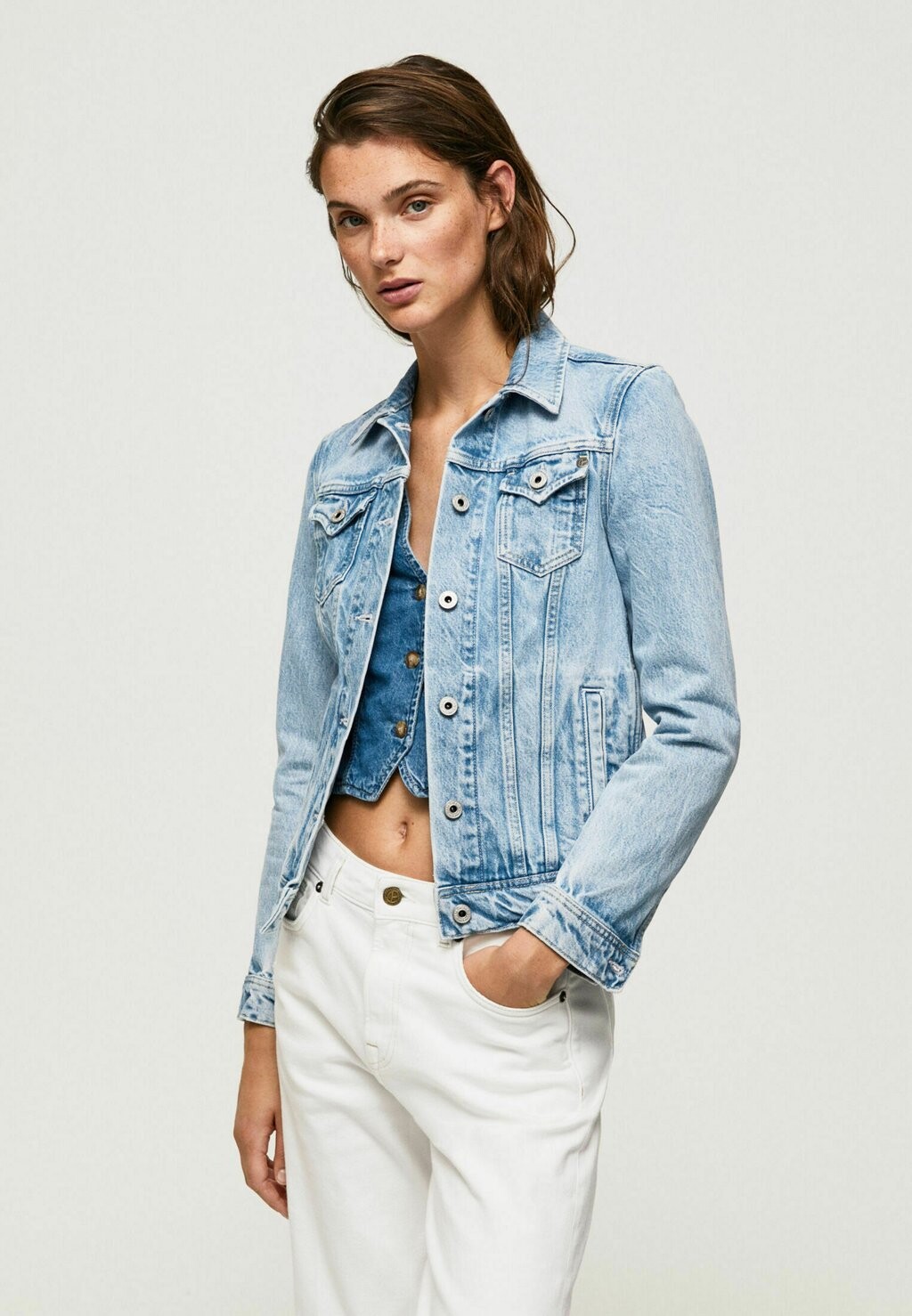 

Джинсовая куртка Pepe Jeans, Серый