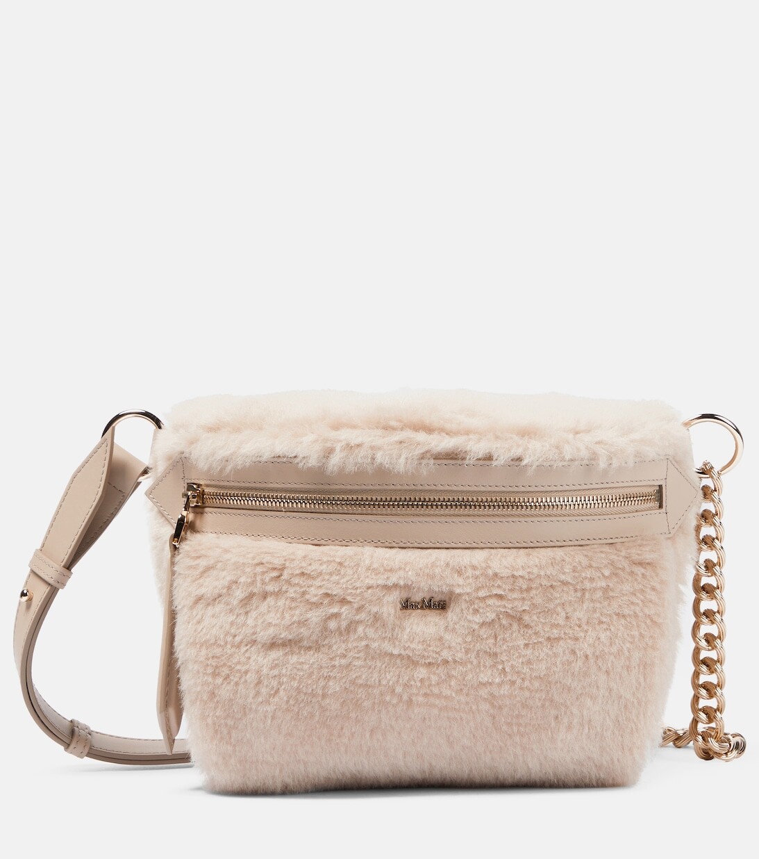 

Поясная сумка Newban Teddy Max Mara, бежевый