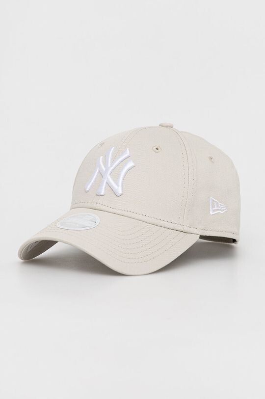 

Хлопковая бейсболка New Era, бежевый