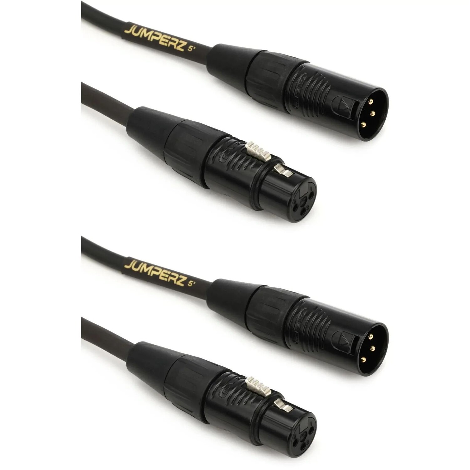 

Микрофонный кабель JUMPERZ JGM-5 Gold — 5 футов (2 шт.)