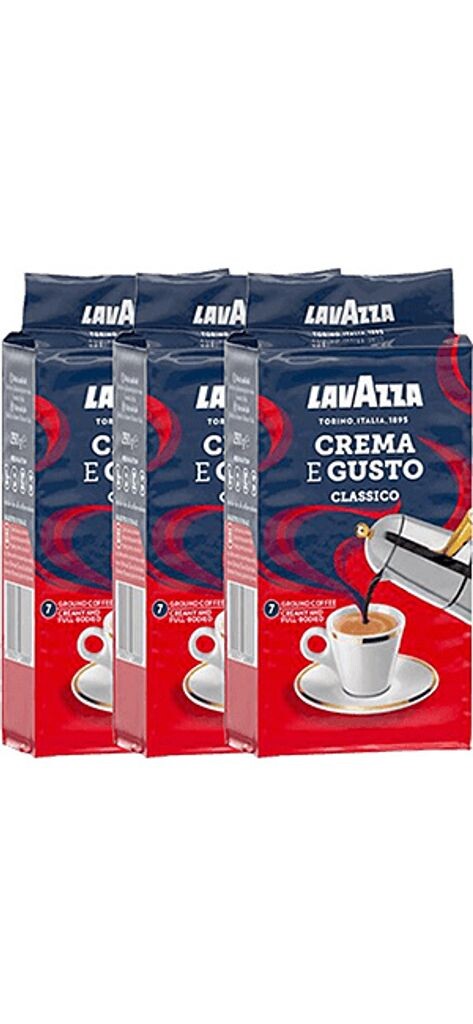 

Lavazza Crema E Gusto 3 х 250 г молотый
