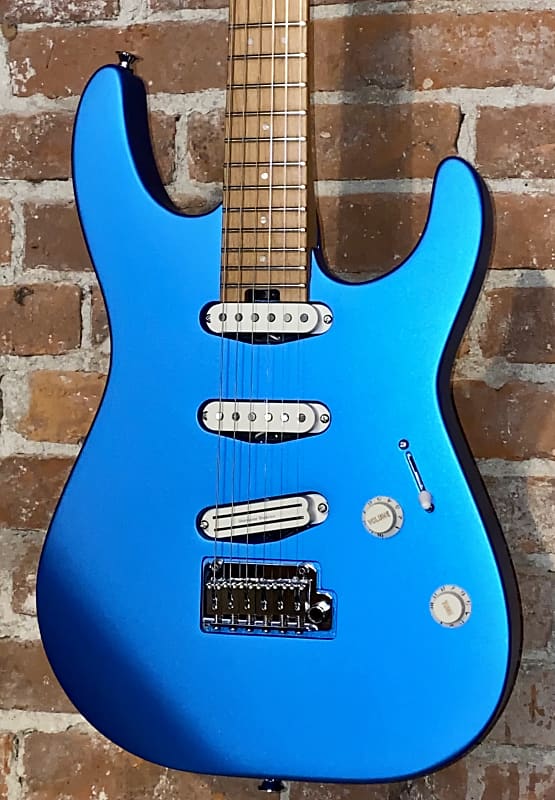 Электрогитара Charvel Pro-Mod DK22 SSS 2PT CM Electric Blue, In Stock Ships Fast, Support Small Business ! charvel pm dk22 sss 2pt cm blk электрогитара цвет черный