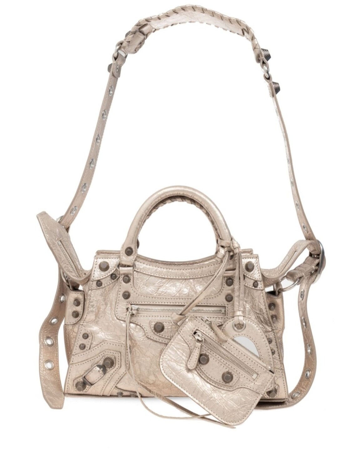 

Balenciaga мини-сумка на плечо Cagole, нейтральный цвет