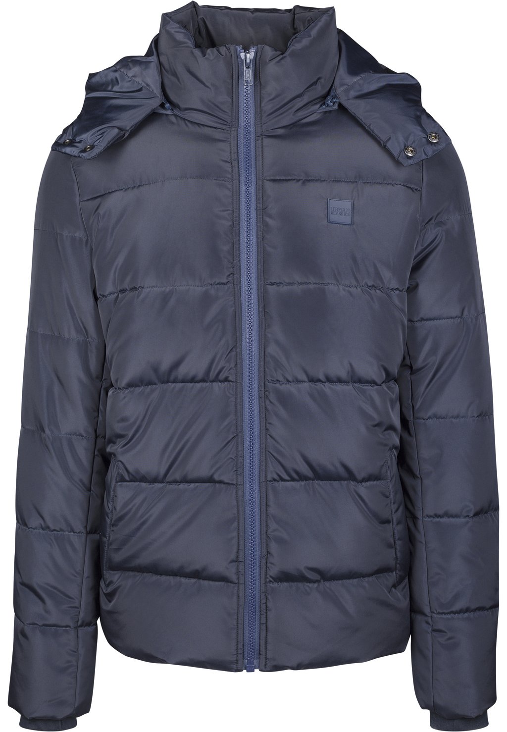 цена Зимняя куртка HOODED PUFFER Urban Classics, цвет blue