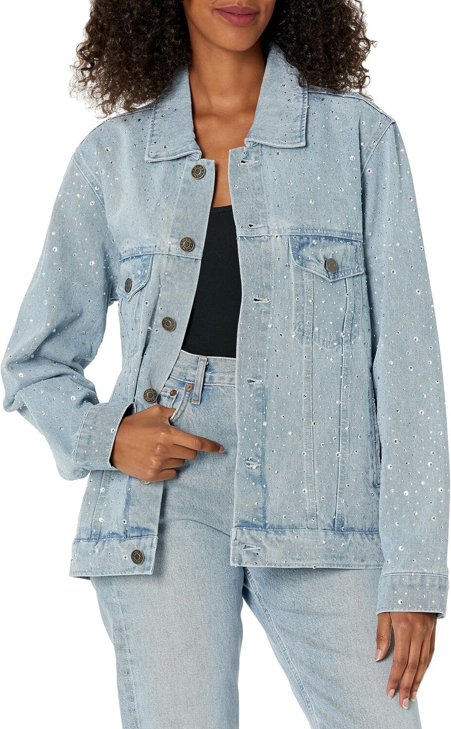 

Куртка Dover Denim Jacket Show Me Your Mumu, цвет Embellished Indigo