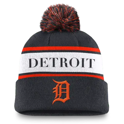 

Шапка Nike Detroit Tigers Team Stripe Peak, темно-синий
