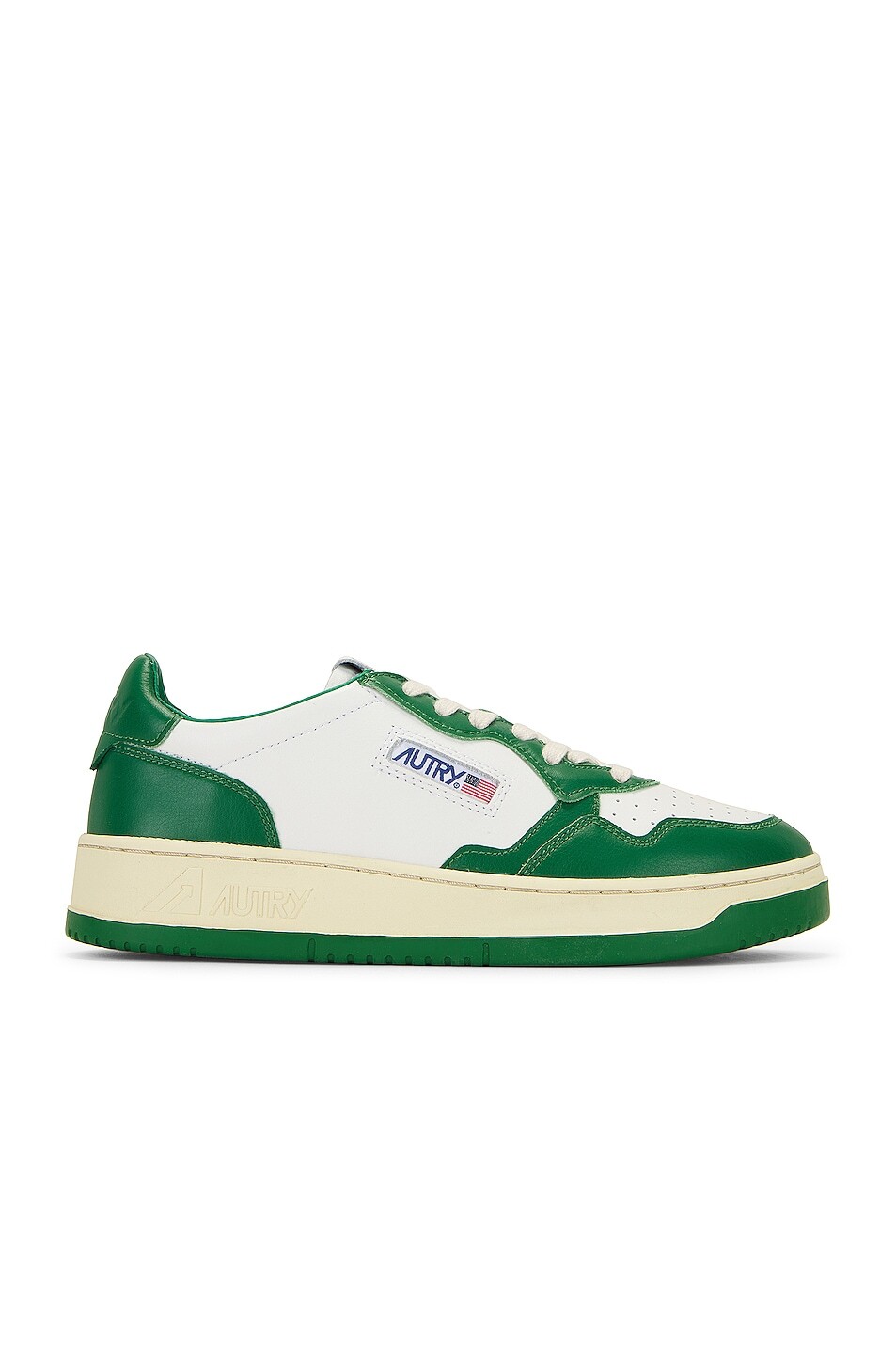 

Кроссовки Autry Medalist Low, цвет White & Green