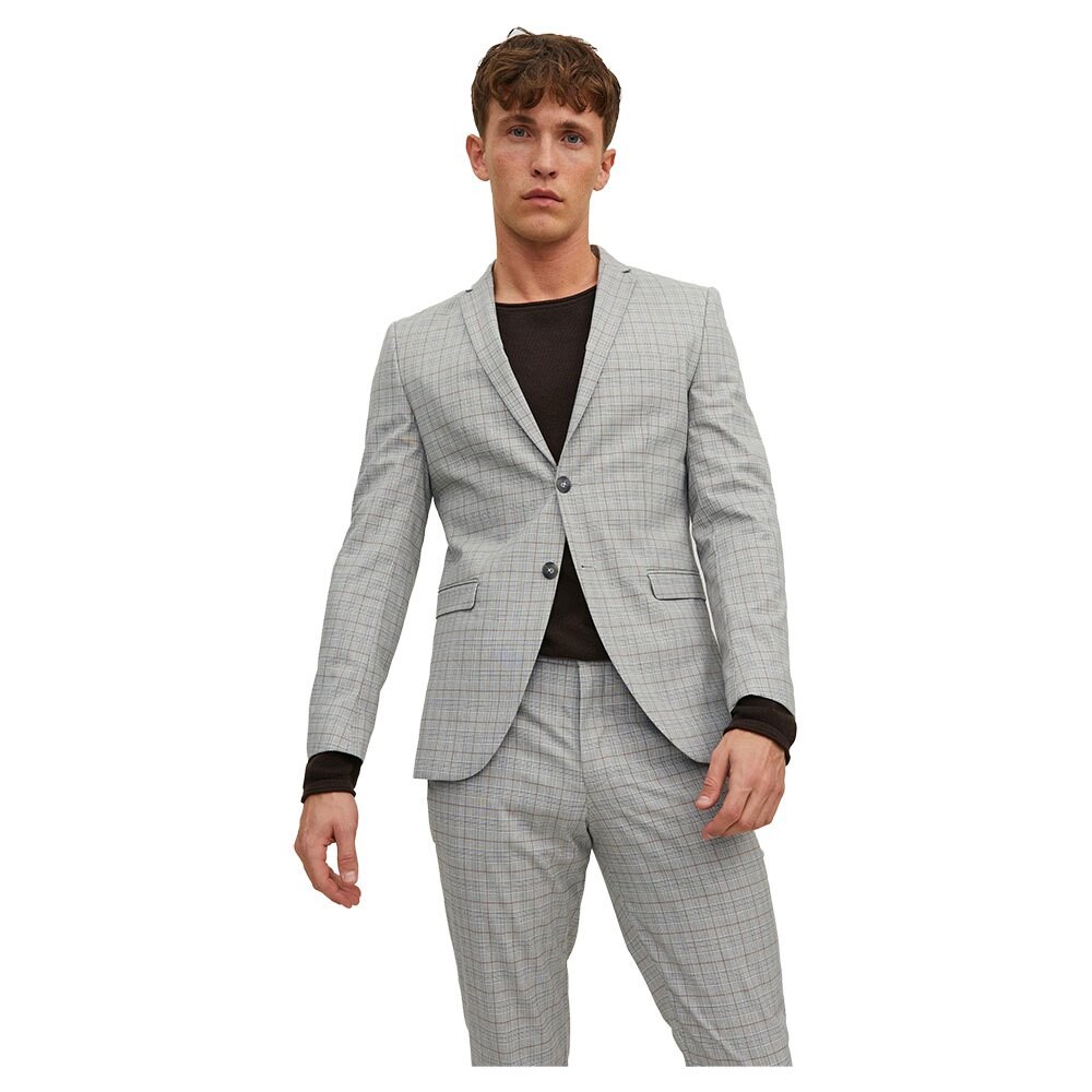 

Блейзер Jack & Jones Solaris Check, серый