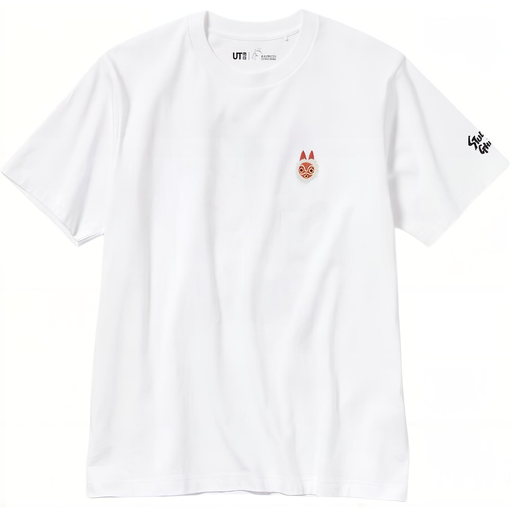 

Футболка Ghibli X Studio Ghibli Co-titled Series унисекс 00 белая Uniqlo, белый