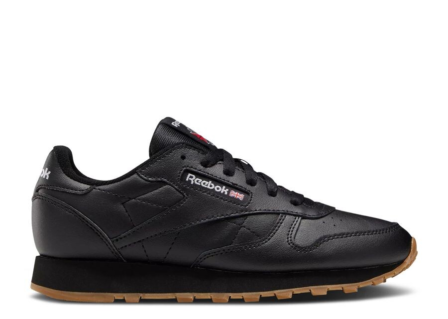 

Кроссовки Reebok Classic Leather Big Kid 'Black Gum', черный