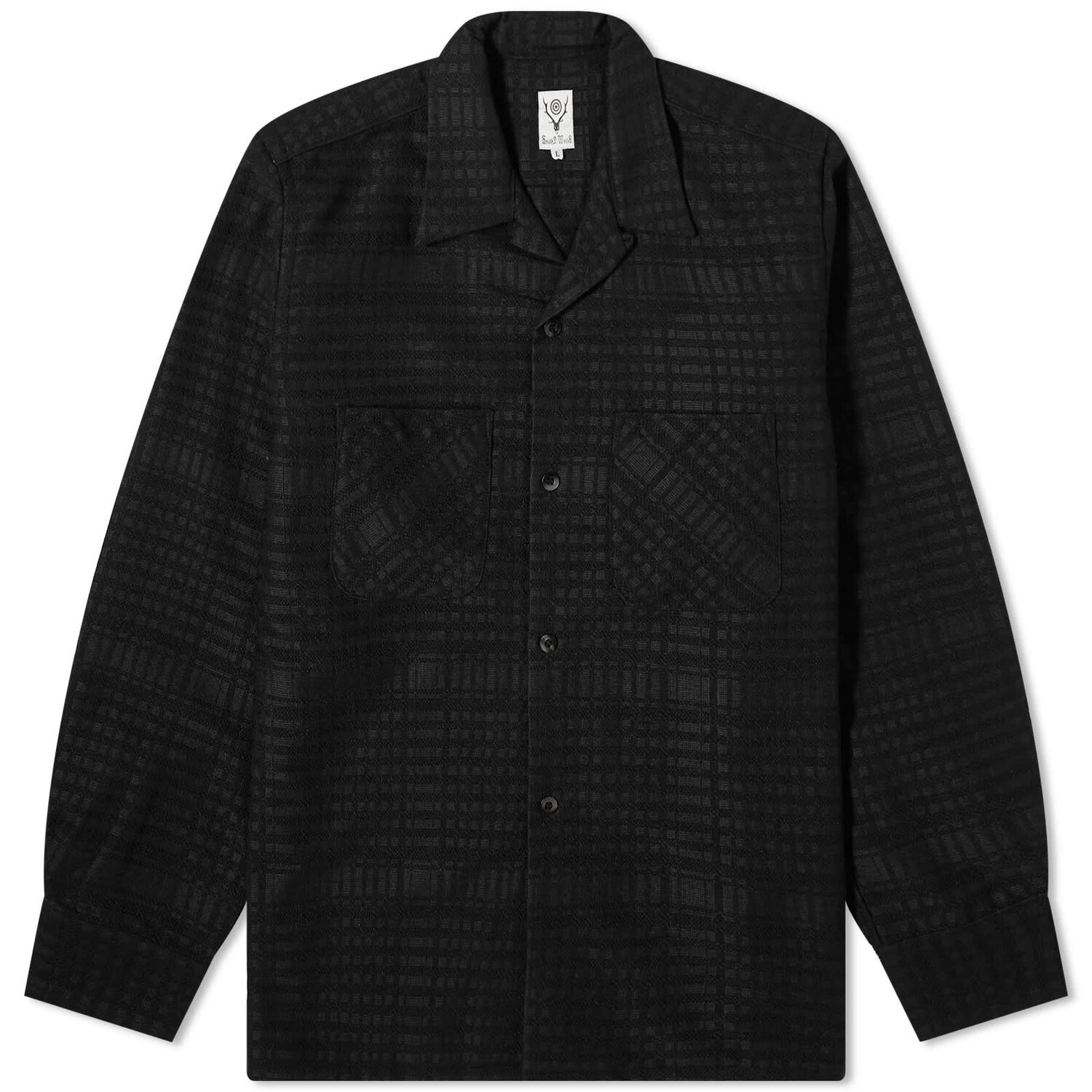 

Рубашка South2 West8 One-Up Plaid, черный