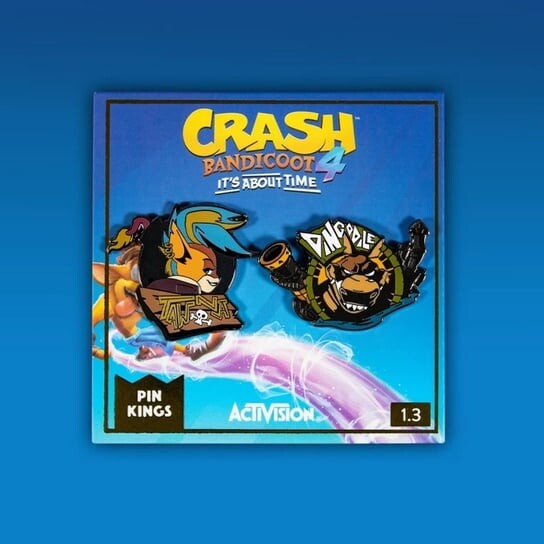 

Набор Булавок Crash Bandicoot Дингодил И Тавна Inna marka, Синий