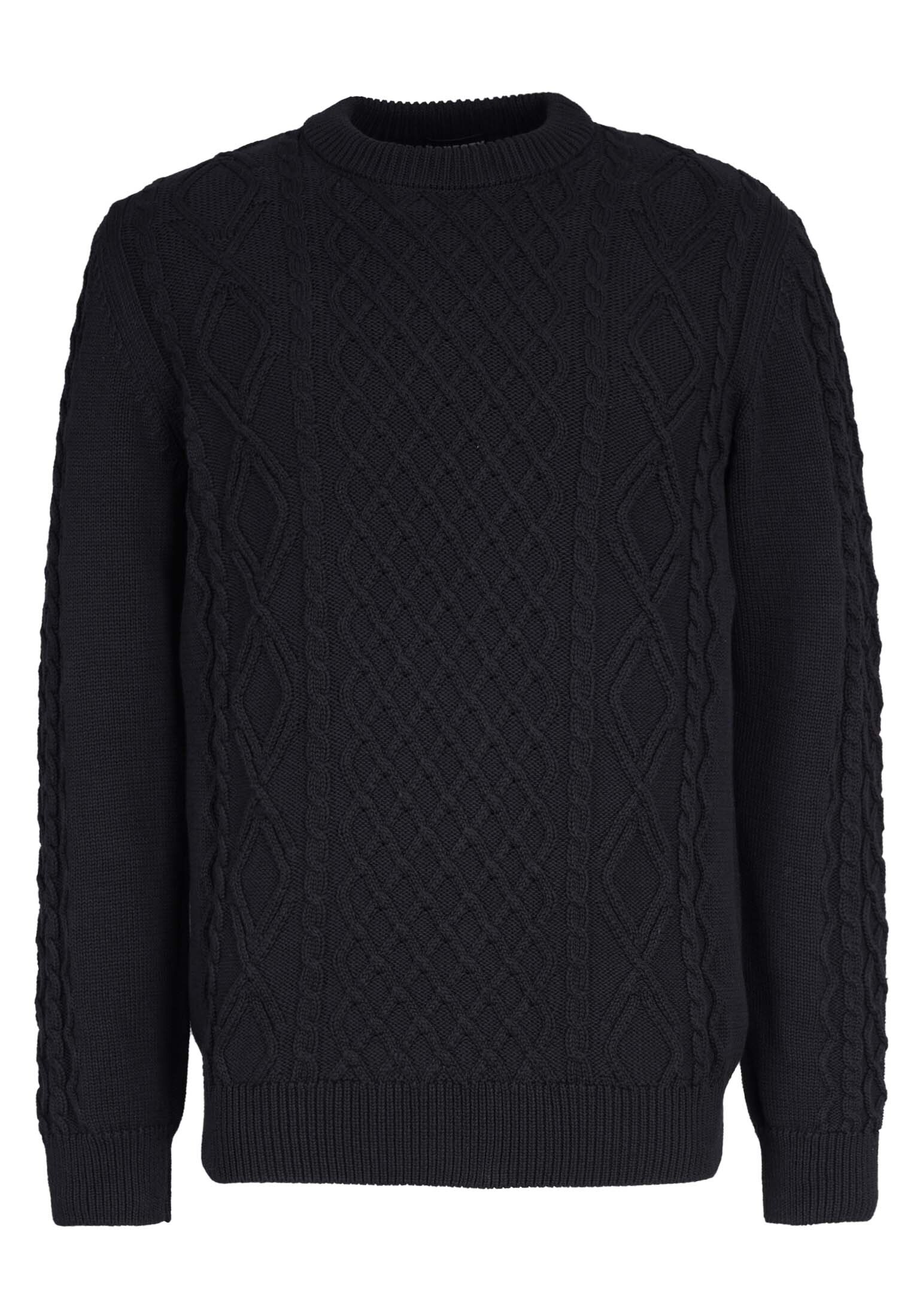 пуловер honesty rules strick jacquard цвет multi colors Пуловер HONESTY RULES Strick Cable, черный