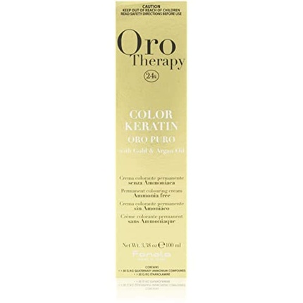 Oro Therapy Color Keratin Puro 6.1 Темно-пепельный блондин 100 мл, Fanola