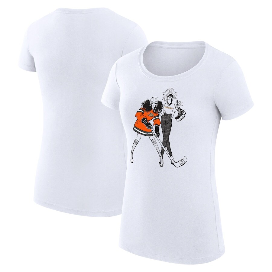 

Футболка с коротким рукавом G-III 4Her by Carl Banks Anaheim Ducks, белый