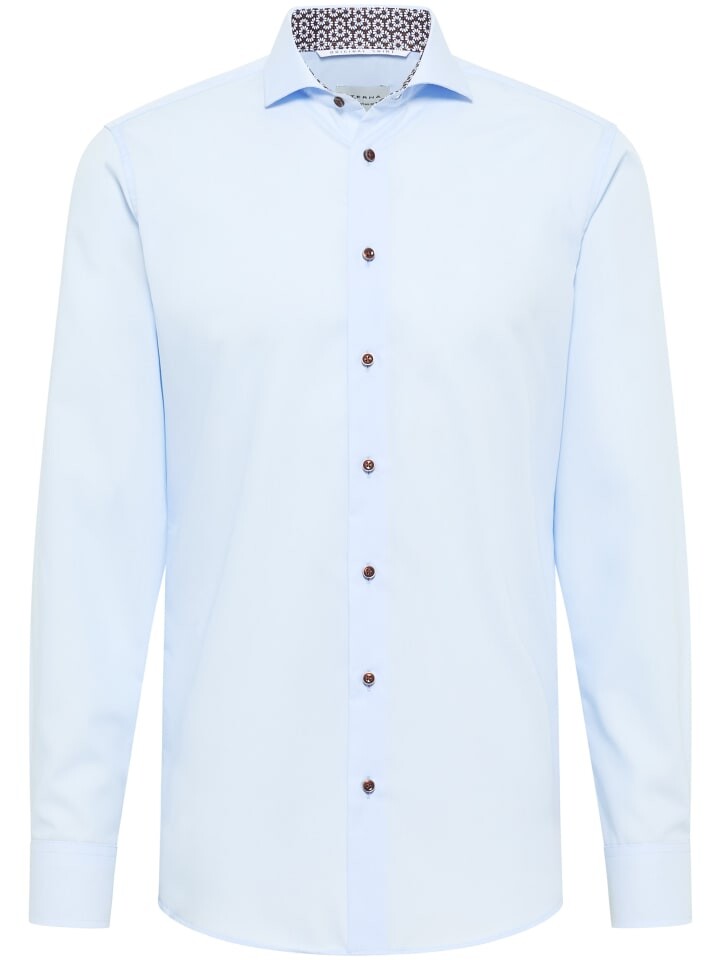 

Рубашка Eterna SLIM FIT, голубой