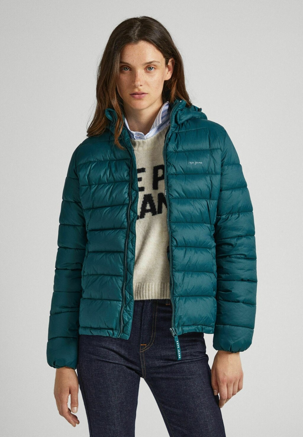 

Куртка межсезонная МЭДДИ Pepe Jeans, зеленый