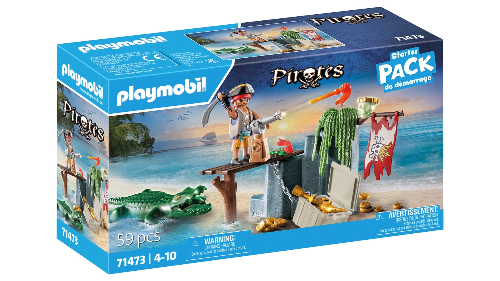 Пираты пират с аллигатором Playmobil